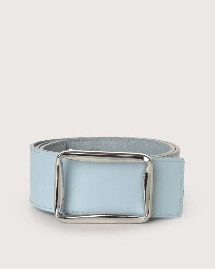 ORCIANI - Cintura alta Naif Double in suede e pelle