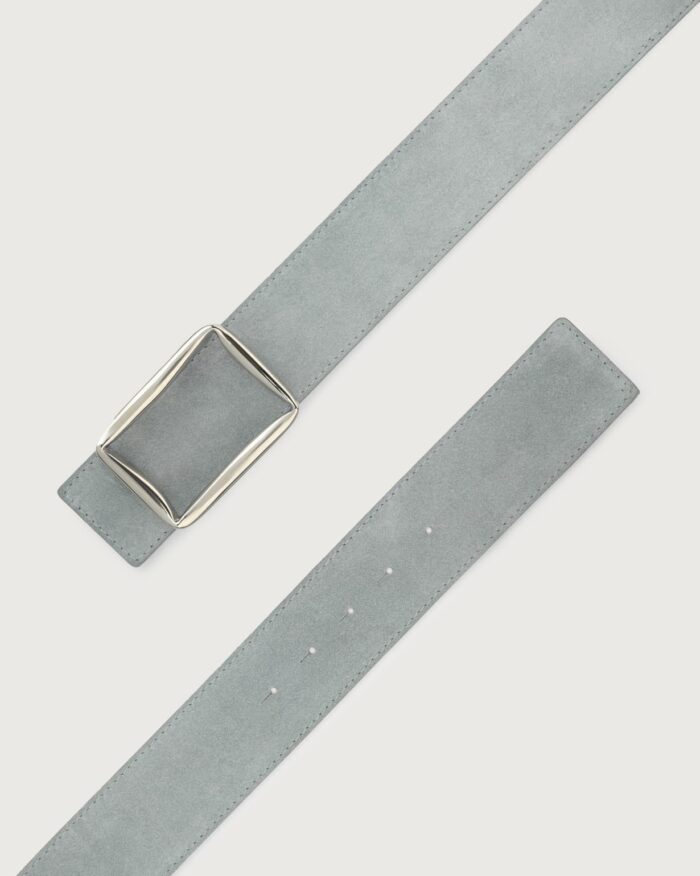 ORCIANI - Cintura alta Naif Double in suede e pelle
