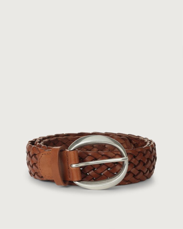 ORCIANI - Cintura - Masculine - Intrecciata - Cuoio