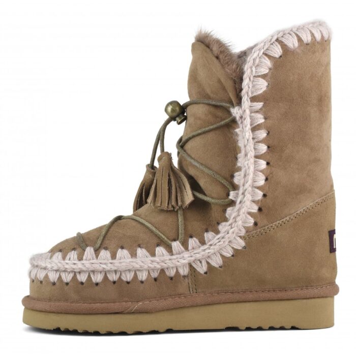 MOU - Eskimo - Dream Catcher Lace Up - Pink Brown