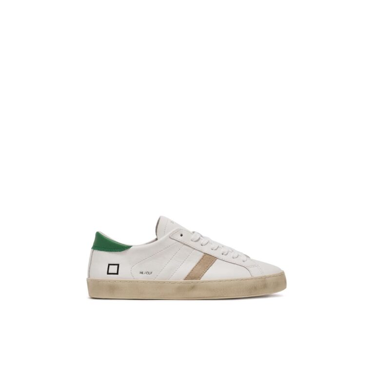 D.A.T.E. - Hill Low Calf - White - Green