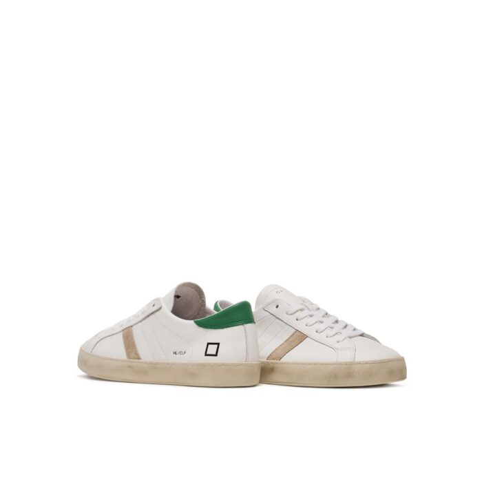 D.A.T.E. - Hill Low Calf - White - Green