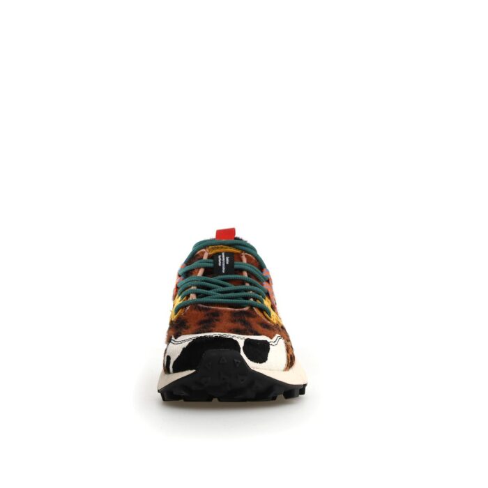 Flower Mountain - Sneakers - Yamano - 3 - Suede - Pony Air - White - Black - Beige