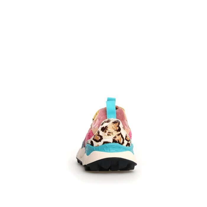 Flower Mountain - Sneakers - Yamano - 3 - Suede - Pony - Pink - Grey