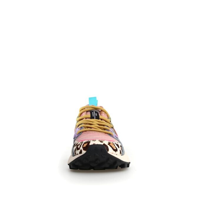 Flower Mountain - Sneakers - Yamano - 3 - Suede - Pony - Pink - Grey