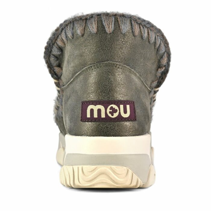 MOU - Eskimo - Trainer - Overstitching - Dast - Metallic - Black - Olive