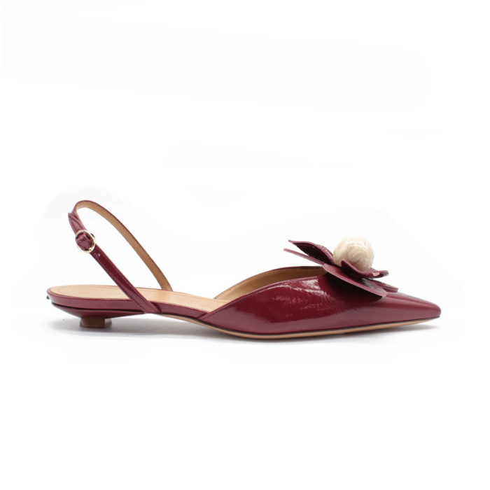 A.BOCCA - Slingback - Fiore - Ciliegia