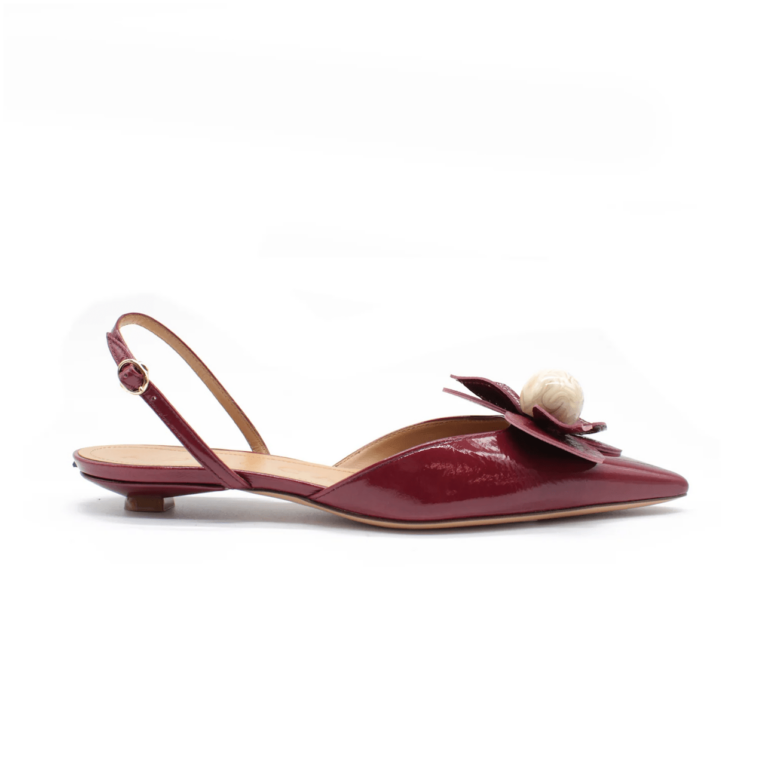 A.BOCCA - Slingback - Fiore - Ciliegia