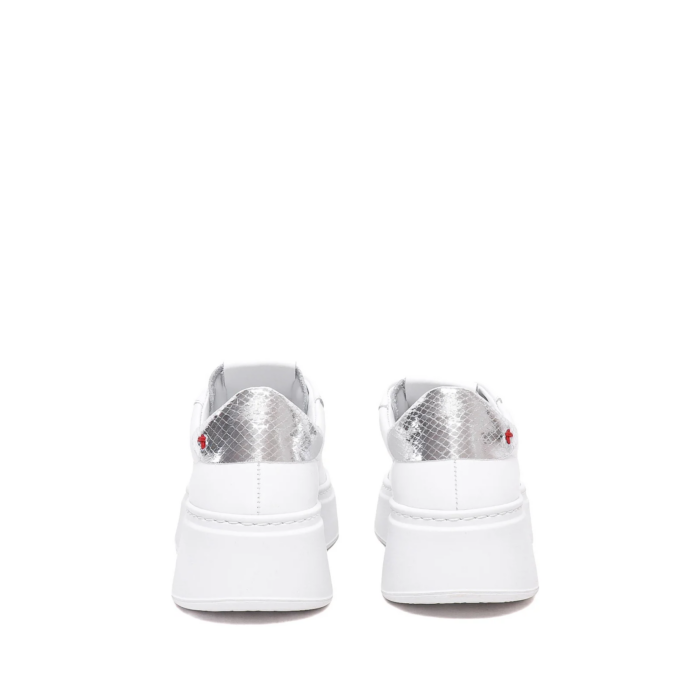 GIO+ - Sneakers - Pia - Brandy - White - Argento