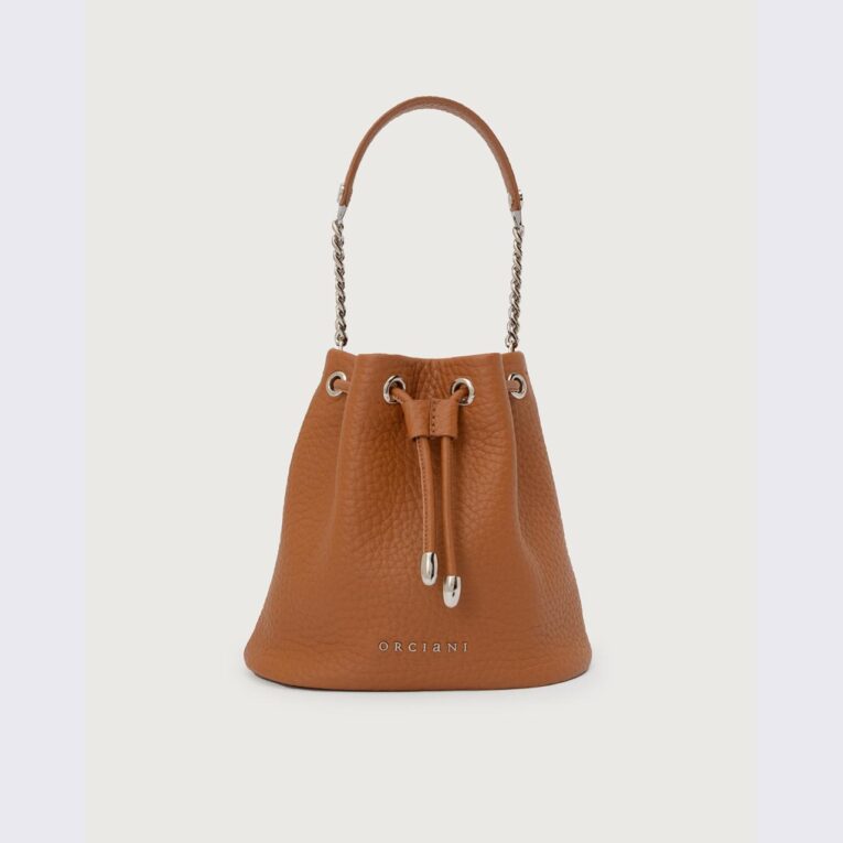 ORCIANI - Borsa - Secchiello - Mini - Nest - Soft - Cuoio