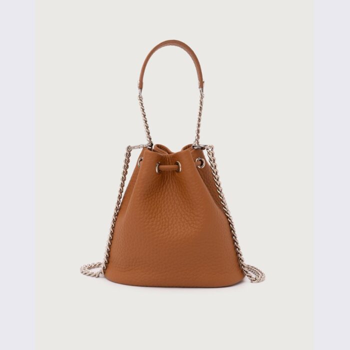 ORCIANI - Borsa - Secchiello - Mini - Nest - Soft - Cuoio