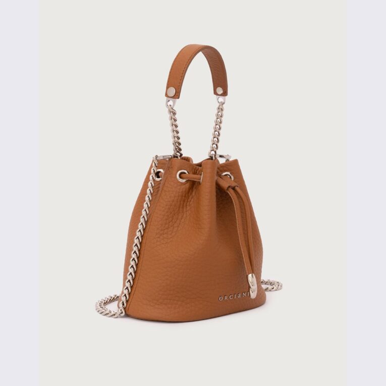 ORCIANI - Borsa - Secchiello - Mini - Nest - Soft - Cuoio