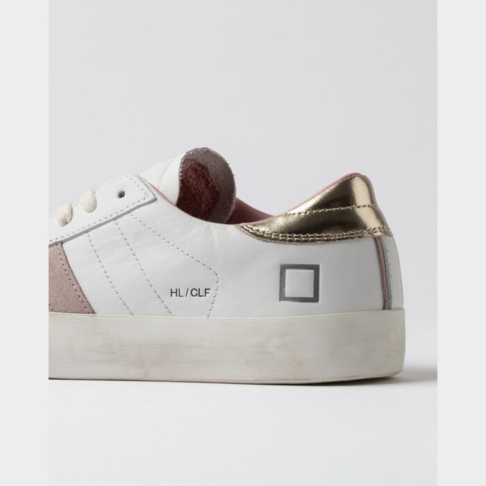 D.A.T.E. - Hill Low - Calf - White - Platinum