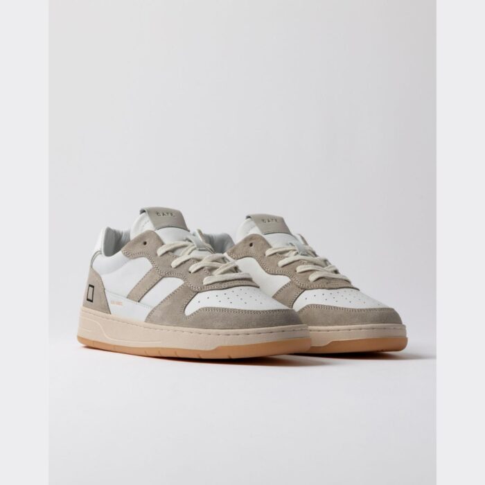 D.A.T.E. - COURT 2.0 - Vintange - Calf - White - Beige