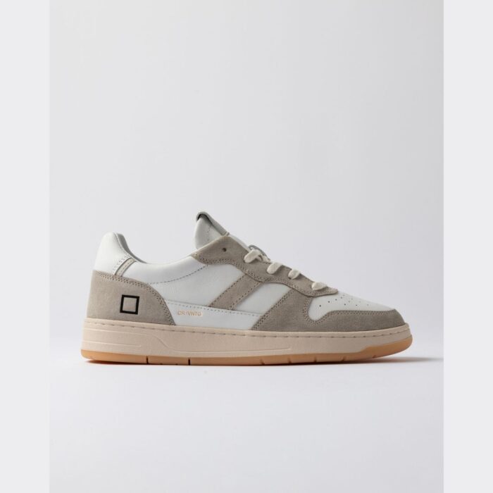 D.A.T.E. - COURT 2.0 - Vintange - Calf - White - Beige