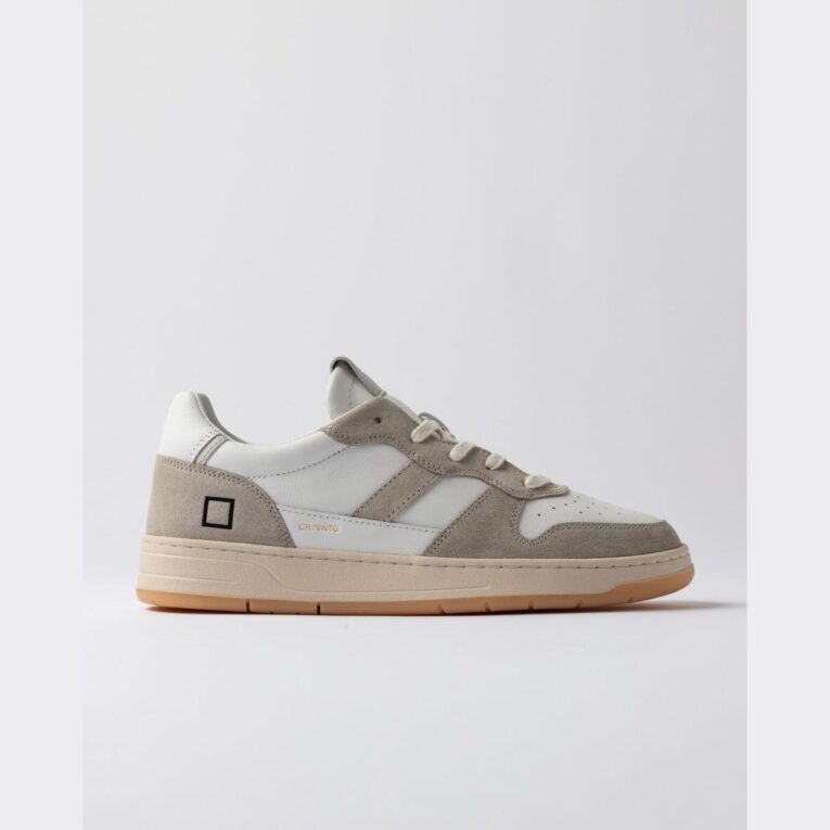 D.A.T.E. - COURT 2.0 - Vintange - Calf - White - Beige