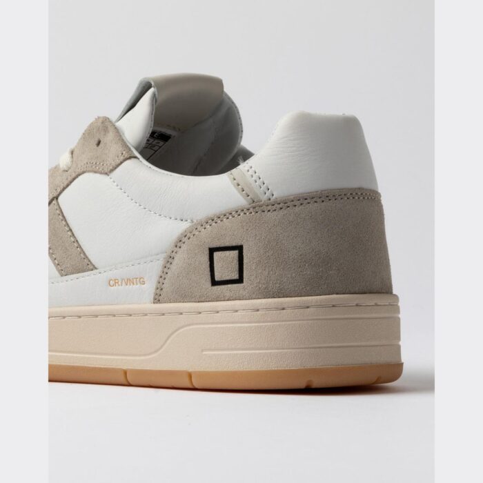 D.A.T.E. - COURT 2.0 - Vintange - Calf - White - Beige