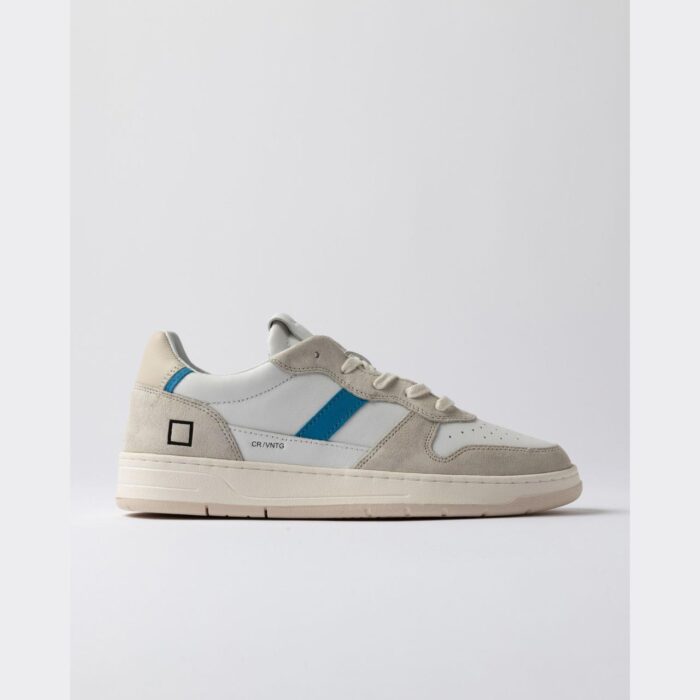 D.A.T.E. - COURT 2.0 - Vintange - Calf - White - Bluette