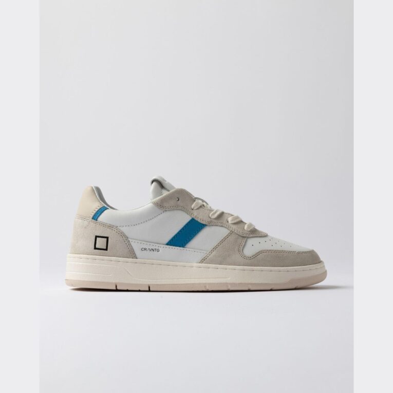 D.A.T.E. - COURT 2.0 - Vintange - Calf - White - Bluette
