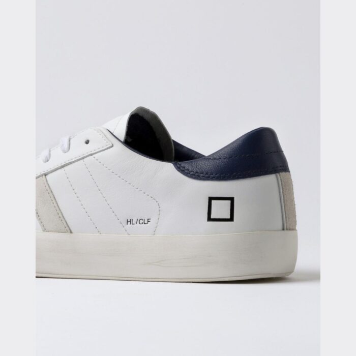 D.A.T.E. - Hill Low - Calf - White - Blue
