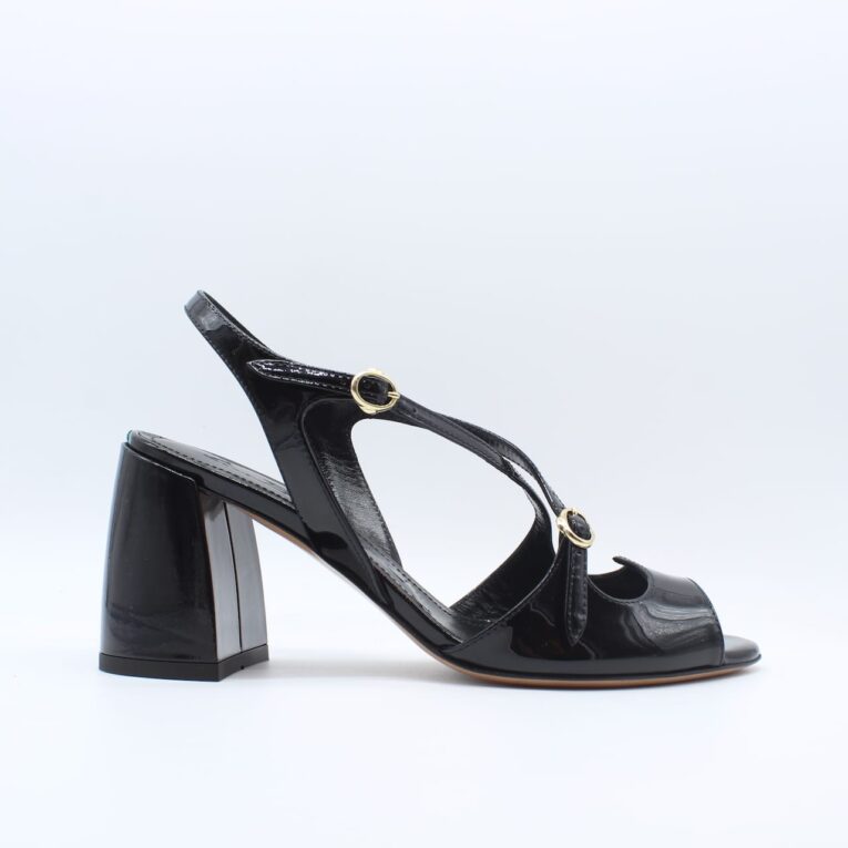A.BOCCA - Sandalo - Two for Love - Vernice - Nero