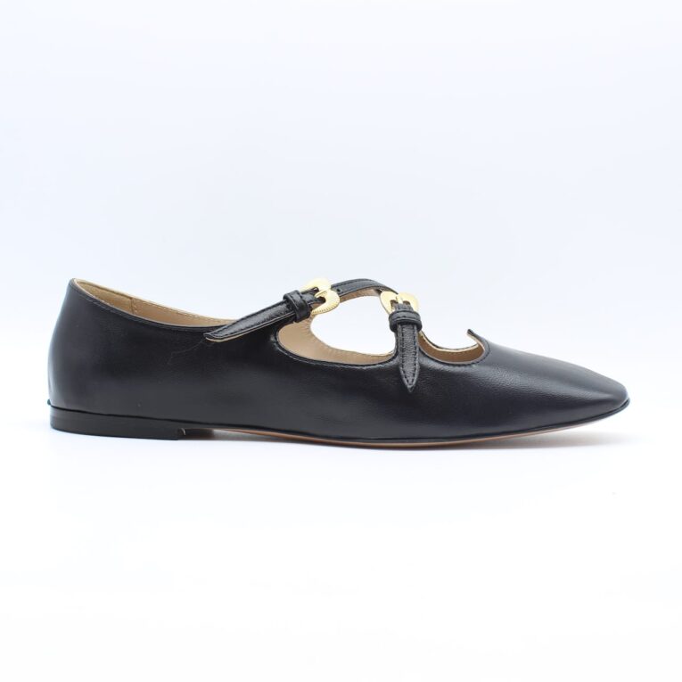 A.BOCCA - Ballerina - Two for Love - Nappa - Nero