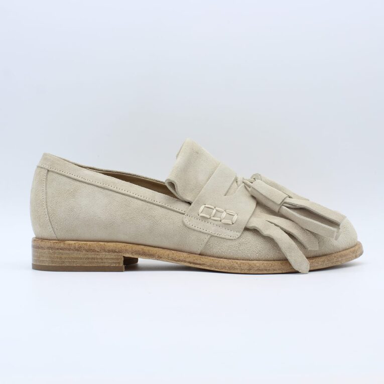 Laura Bellariva - Mocassino - Velour - Calcare - Frange - Nappine