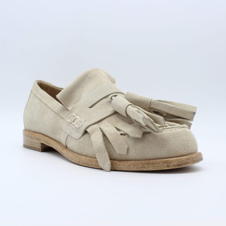 Laura Bellariva - Mocassino - Velour - Calcare - Frange - Nappine
