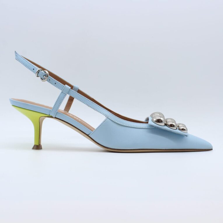 Lella Baldi - Slingback - Venus - Sky - Borchie