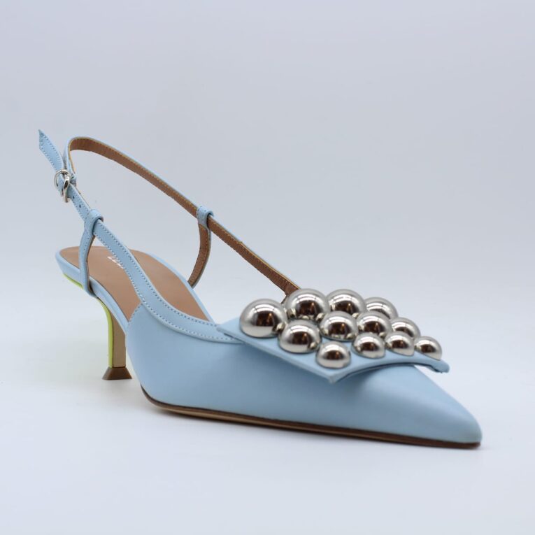 Lella Baldi - Slingback - Venus - Sky - Borchie