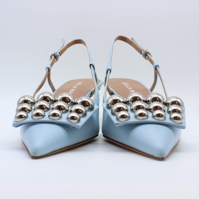 Lella Baldi - Slingback - Venus - Sky - Borchie