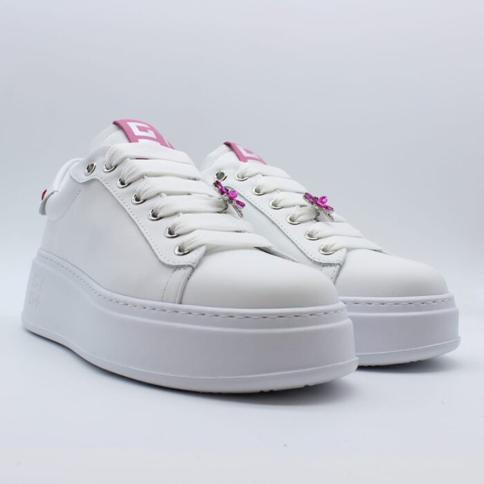 GIO+ - Sneakers - Pia - Libellula - White - Fuxia