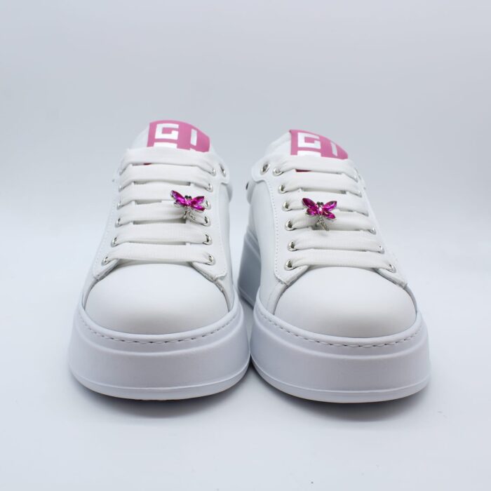 GIO+ - Sneakers - Pia - Libellula - White - Fuxia