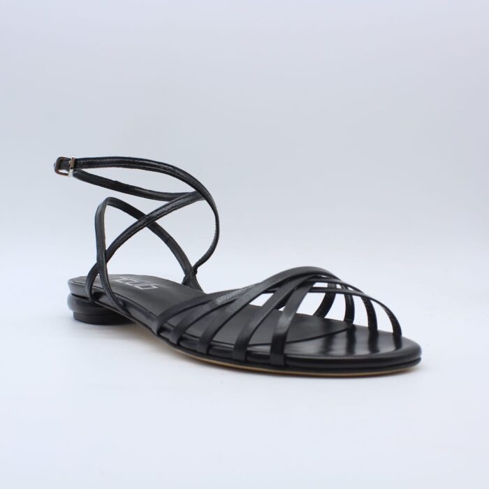 NCUB - Sandalo - Stich - Pelle - Nero