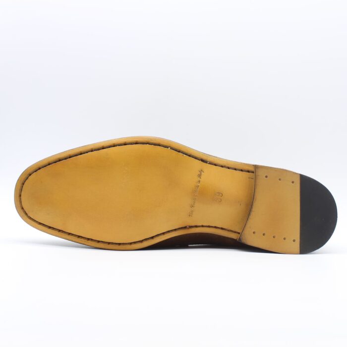 CERBERO - Scarpa - Doppia Fibbia - Camoscio - Chestnut