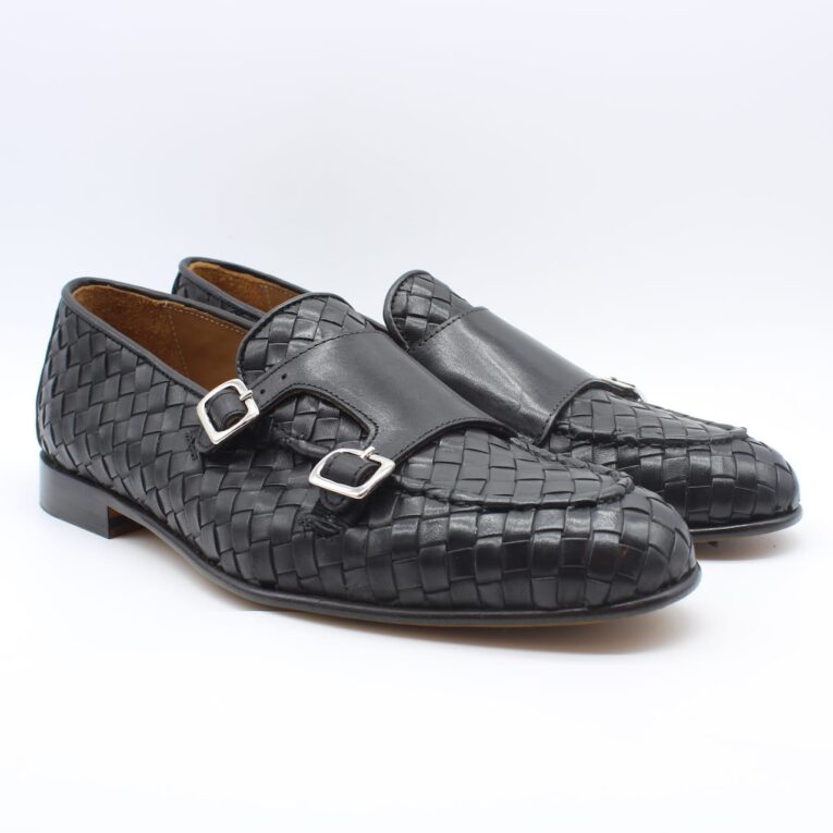 CERBERO - Scarpa - Doppia Fibbia - Interccio - Black