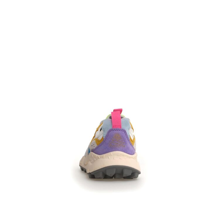 Flower Mountain - Sneakers - Yamano - 3 - Suede - Tessuto - Bianco - Rosa