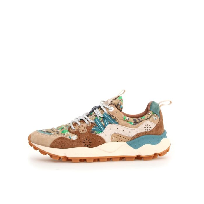 Flower Mountain - Sneakers - Yamano - 3 - Suede - Tessuto - Broun -Dark