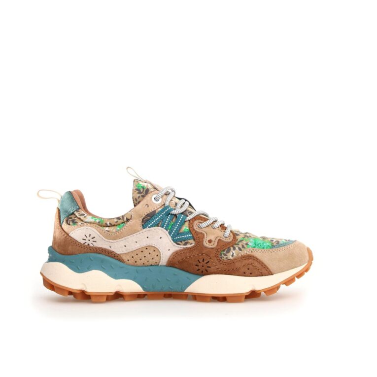 Flower Mountain - Sneakers - Yamano - 3 - Suede - Tessuto - Broun -Dark