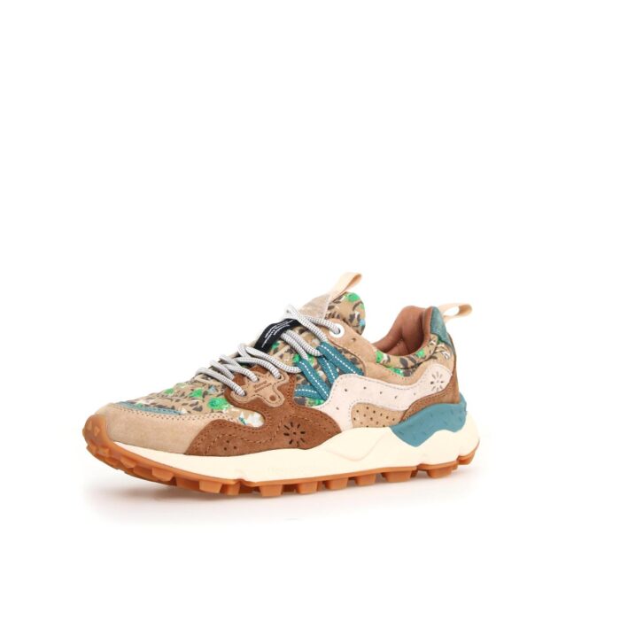 Flower Mountain - Sneakers - Yamano - 3 - Suede - Tessuto - Broun -Dark