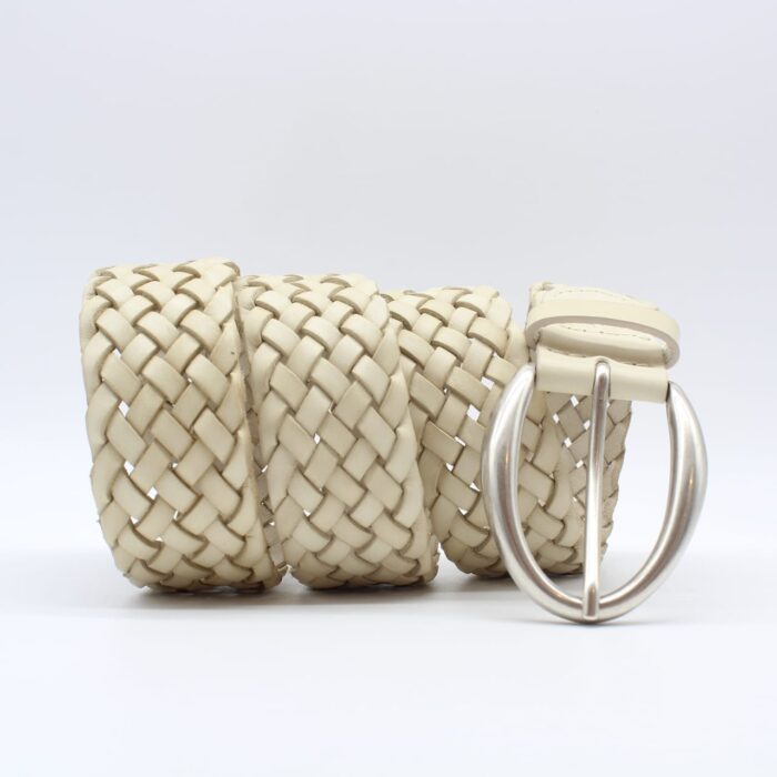 ORCIANI - Cintura - Masculine - Intrecciata - Avorio