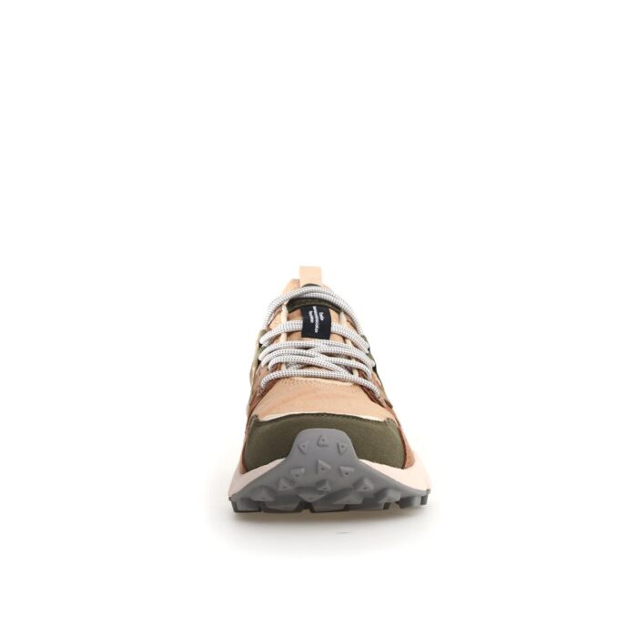 Flower Mountain - Sneakers - Yamano - 3 - Man - Kaiso - Suede - Tessuto - Beige - Militare