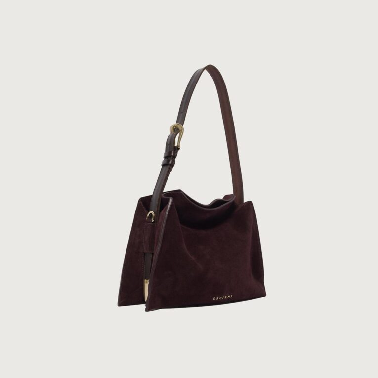 ORCIANI - Borsa - Trinity - Small - Peach - Oro -Burgundy
