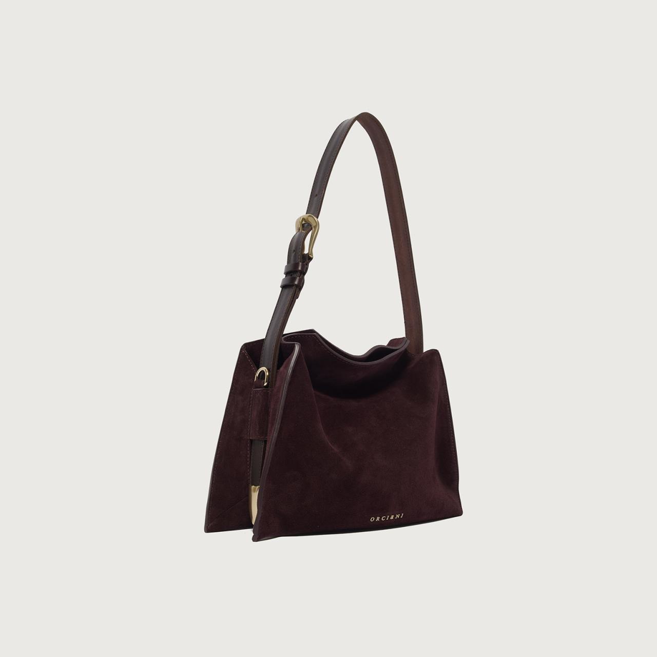 ORCIANI - Borsa - Trinity - Small - Peach - Oro -Burgundy