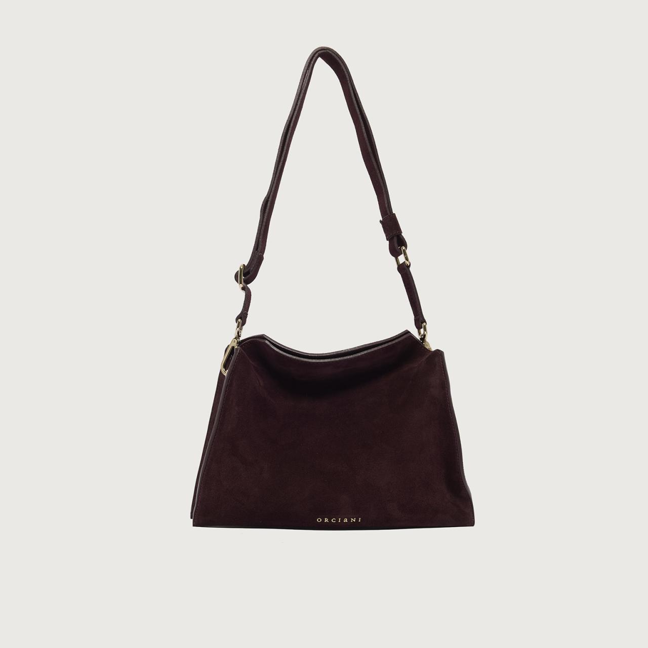ORCIANI - Borsa - Trinity - Small - Peach - Oro -Burgundy