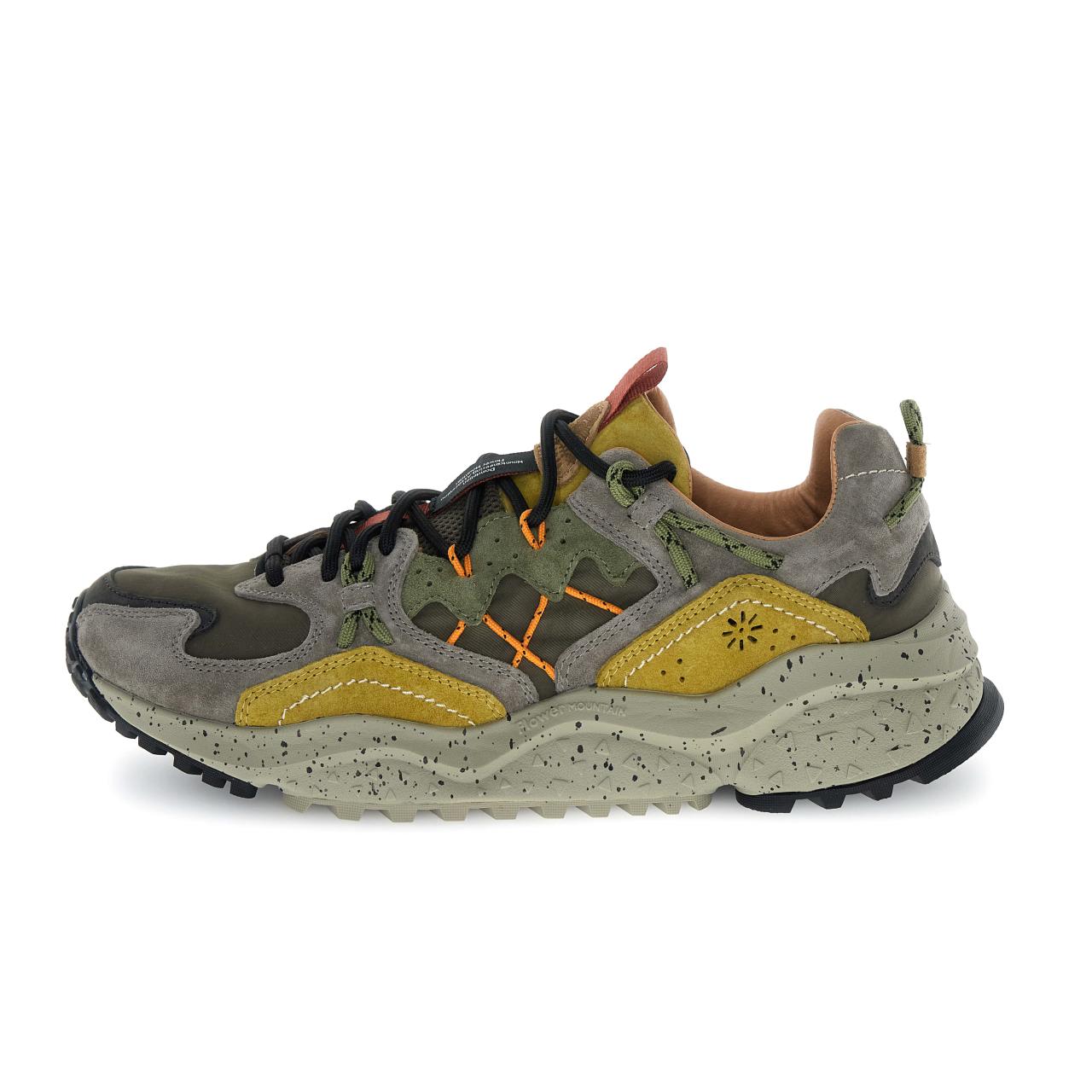 Flower Mountain - Sneakers-YAMABUSHI-3-MAN-Marrone scuro-Tortora