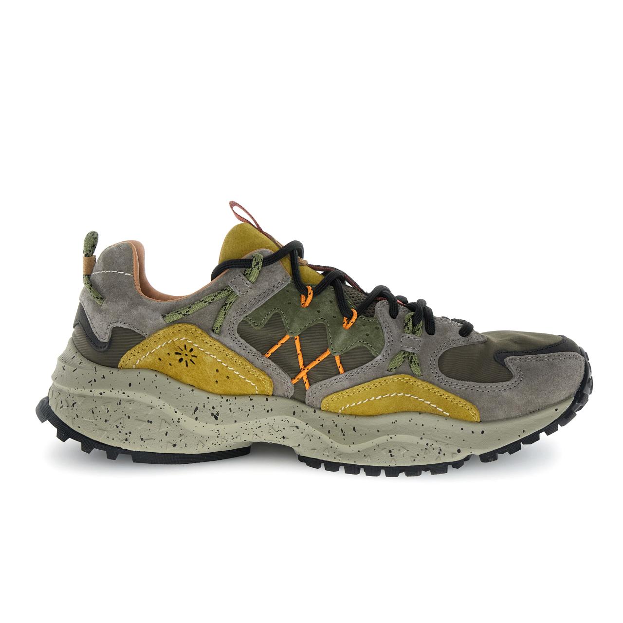 Flower Mountain - Sneakers-YAMABUSHI-3-MAN-Marrone scuro-Tortora