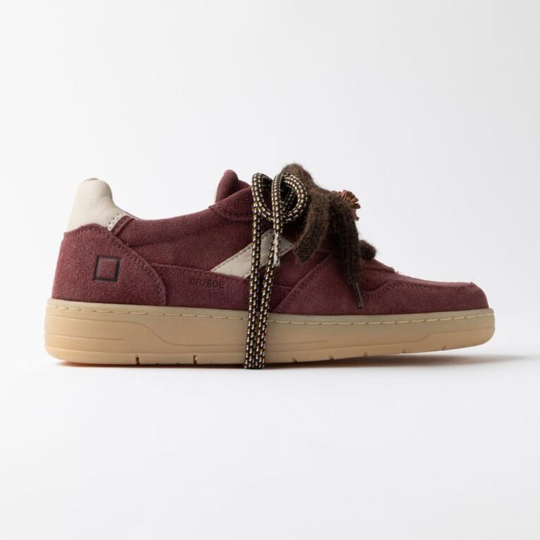 D.A.T.E. - COURT - 2.0 SUEDE - BORDEAUX