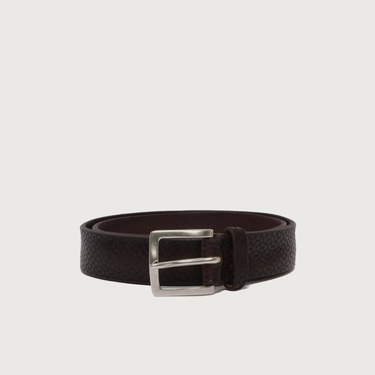 ORCIANI - Cintura -Bull-Soft-Cuoio-T.Moro