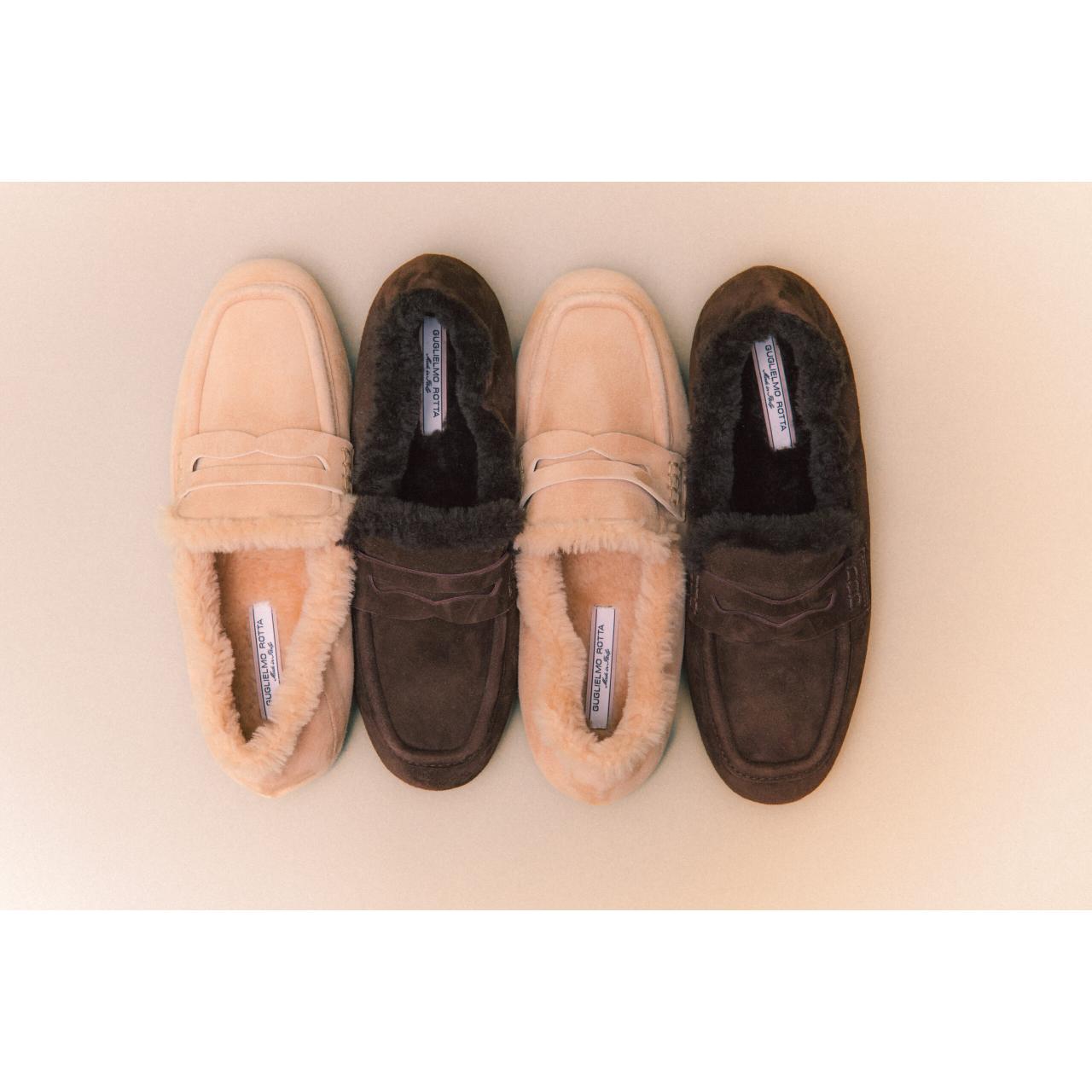 GUGLIELMO ROTTA - LOAFER - SHELDON- CAMOSCIO- EBONY